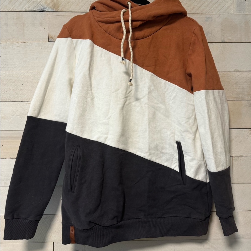 Ampersand Ave Colorblock Double Hoodie